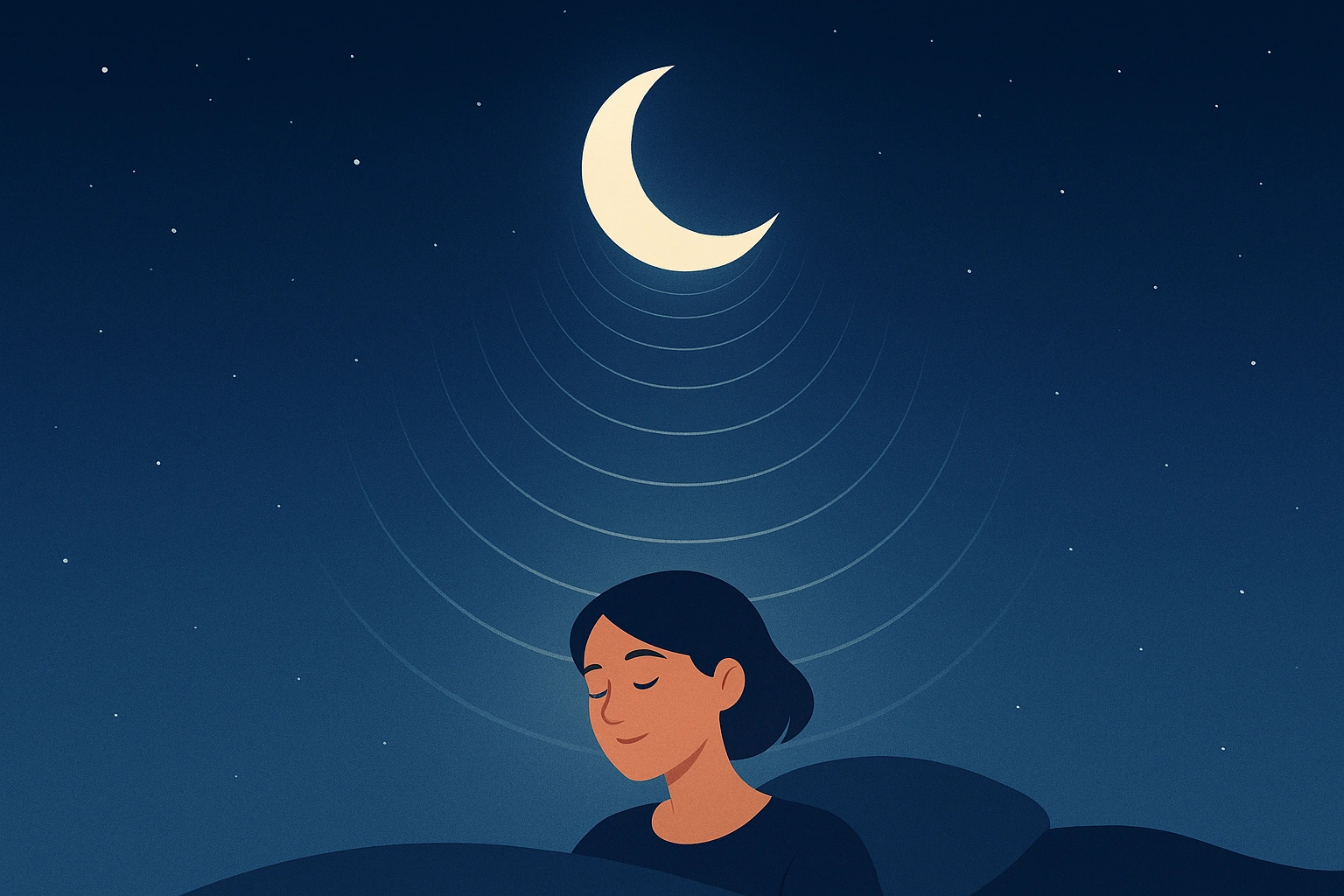 Illustration d'un sommeil apaisé grâce à l'hypnose à La Rochelle