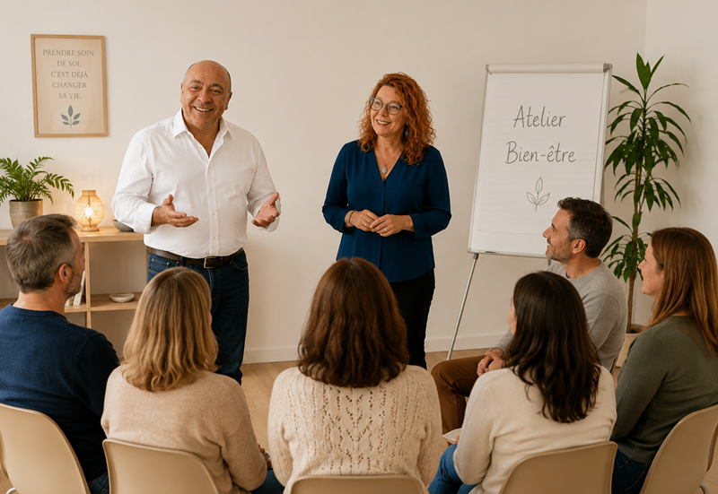 Ateliers d'accompagnement collectif et de bien-être en hypnose à La Rochelle