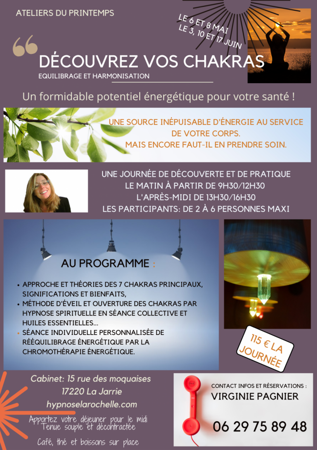 Atelier equilibrage chakras la rochelle virginie pagnier 1